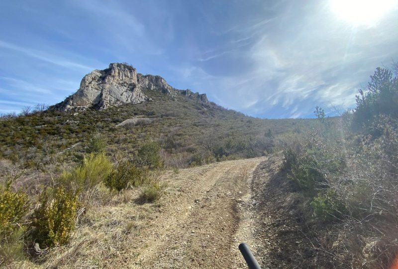 Tour de la montagne du Riable à VTT à Lachau - 2